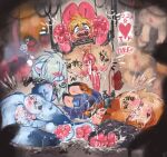 4_toes aardwolf accessory after_anal after_oral after_sex after_vaginal anthro anus arms_tied_behind_back bdsm being_watched blonde_hair blush bodily_fluids body_writing bondage bound bow_ribbon breast_squish breasts butt captured claws collar collar_only countershade_feet countershading cum cum_drip cum_in_ass cum_in_mouth cum_in_vagina cum_inside cum_on_butt cum_on_face cum_on_feet cum_on_paw cum_on_pawpads curling_toes digitigrade domestic_ferret dripping dungeon exhausted fangs feet female flummery free_use furgonomics genital_fluids genitals graffiti graffiti_on_wall group hair hair_over_eyes hi_res hyena leaking_cum legs_tied legs_up looking_at_another looking_at_viewer lying mammal metal_collar metal_restraints mouse murid murine mustelid musteline nihilochannel nipples nude nude_anthro nude_female on_ground on_side one_eye_closed open_mouth pawpads paws pink_anus pink_nipples pink_pawpads pink_paws pink_vulva pubes public_use purple_hair questionable_consent rin_(nihilochannel) rodent saliva saliva_on_tongue silhouetted_body silhouetted_penis sitting spread_legs spreading squish strom_(nihilochannel) suspension suspension_bondage tail tail_accessory tally_marks teeth toe_claws toes tongue tongue_out trio true_musteline vulva weasel