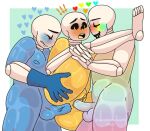 anal anal_penetration anus blue_blush blue_body blue_clothing blue_ectobody blue_gloves blue_handwear blue_penis blush bodily_fluids bone butt butt_grab clothing dating double_penetration dream_sans drooling ectobody ectoplasm femboy genitals gloves group group_sex hand_on_butt handwear humanoid ink ink_sans love male male/male multicolored_body multicolored_penis muscular muscular_male penetration penis polyamory polycule rainbow_body rainbow_ectobody rainbow_penis romantic romantic_couple romantic_polycule romantic_sex saliva sans_(dreamtale) sans_(underswap) sans_(undertale) sex skeleton slim threesome throuple tongue trio undertale undertale_(series) vaginal vaginal_penetration vulva wouldn't_mind wouldntmind19 yellow_anus yellow_blush yellow_body yellow_ectobody yellow_eyes yellow_tongue yellow_vulva