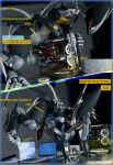 3d_(artwork) absurd_res animal_genitalia anthro balls blade_wolf blender_(artwork) bodily_fluids canid canine computer cybernetics cyborg destruction digital_media_(artwork) electronics english_text gameplay_mechanics genital_fluids genitals hi_res hiked_leg konami laptop machine male mammal marking_territory metal_gear onomatopoeia peeing penis piss_destruction potatotime raised_leg robot robot_anthro solo sound_effects text urine watersports