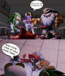 3d_(artwork) accipitrid accipitriform albatross animal_genitalia animal_penis anonymous_artist anthro avian balls bird blender_(artwork) breasts cafeteria canid canine canine_genitalia canine_penis canis digital_media_(artwork) female gadget_the_wolf genitals group hi_res hirundinid imminent_gangbang imminent_sex inside jet_the_hawk male male/female male/male mammal meme nipples oscine passerine penis procellariiform sega sonic_riders sonic_the_hedgehog_(series) speech_bubble storm_the_albatross surrounded swallow_(bird) text wave_the_swallow wolf