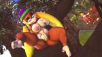  16:9 3d_(artwork) 4k absurd_res anthro ape banana big_breasts blonde_hair blue_eyes brandi breasts candy_kong clothing diddy_kong digital_media_(artwork) donkey_kong_(character) donkey_kong_(series) feet female food fruit fur genitals gorilla group hair haplorhine hat headgear headwear hi_res hiding humanoid kong long_hair male mammal masturbation monkey nintendo nipples nude piercing plant primate pussy solo solo_focus source_filmmaker tiny_kong video_games widescreen 