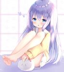  feet gochuumon_wa_usagi_desu_ka? irokari kafuu_chino seifuku skirt_lift sweater tippy_(gochuumon_wa_usagi_desu_ka?) 