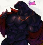 abs absurd_res anthro biceps black_body black_scales clothing epic_games fortnite hi_res its_coldpizza komodo_dragon lizard male monitor_lizard muscular muscular_anthro muscular_male pecs reptile scales scalie solo thunder_(fortnite) tongue tongue_out underwear