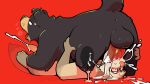 2025 69_position anthro anthro_on_anthro anthro_penetrated anthro_penetrating anthro_penetrating_anthro anus balls bear black_body black_fur bodily_fluids cum cum_from_mouth cum_in_mouth cum_inside cum_on_face cum_on_feet cum_on_ground cum_while_penetrated cumshot domestic_ferret duo ejaculation erection eyewear feet fur genital_fluids genitals glasses hi_res humanoid_genitalia humanoid_penis leaking_cum looking_pleasured lying male male/male male_anthro male_penetrated male_penetrating male_penetrating_male mammal mustelid musteline nico_rojas nude nude_anthro nude_male on_back open_mouth oral overweight overweight_anthro overweight_male pawpads penetration penis penis_in_mouth pink_penis raised_tail red_background red_ellsworth sex short-faced_bear simple_background spectacled_bear sweet_leaves tail tan_body tan_fur teeth thezestiestbone tongue tongue_out true_musteline wearing_glasses weasel