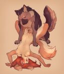 absurd_res animal_genitalia anthro anthro_on_feral anthro_penetrated anthro_penetrating bestiality bird_dog blush blush_lines bodily_fluids breasts brown_body brown_fur canid canine canis clitoral_hood clitoris cocker_spaniel digital_drawing_(artwork) digital_media_(artwork) domestic_dog duo female female_penetrated feral fluffy fluffy_tail fur genital_fluids genitals german_shepherd glistening glistening_body hair herding_dog hi_res humanoid_genitalia hunting_dog knotting male male/female male_penetrating male_penetrating_female mammal nipples nude open_mouth orgasm orgasm_face pastoral_dog penetration penile penile_penetration pingpuxy red_hair sex simple_background spaniel spread_legs spreading sweat sweatdrop tail vaginal vaginal_penetration vulva