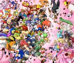  6+boys 6+girls absolutely_everyone alph_(pikmin) animal_crossing arm_cannon basket bird black_eyes black_hair blonde_hair blue_eyes blue_hair blue_pikmin blush blush_stickers bob-omb bodysuit bowser bowser_jr. box box_of_chocolates boxing_gloves breasts brothers brown_hair candy cape capri_pants captain_falcon charizard chef_hat chocolate chocolate_bar closed_eyes colored_skin commentary_request crop_top crown cup cupcake dark_pit diddy_kong dog dog_(duck_hunt) donkey_kong donkey_kong_(series) dr._mario dr._mario_(game) dress dual_persona duck duck_(duck_hunt) duck_hunt earrings elbow_gloves everyone f-zero facial_hair falco_lombardi family_computer_robot father_and_son female_robin_(fire_emblem) fire fire_emblem fire_emblem:_mystery_of_the_emblem fire_emblem:_radiant_dawn fire_emblem_awakening flame-tipped_tail food fox_mccloud furry game_&amp;_watch ganondorf gloves gorilla green_eyes greninja gun hair_ornament hair_over_one_eye handgun handheld_game_console hat head_fuse head_mirror headband heart heart-shaped_chocolate heart-shaped_food helmet highres holding holding_gun holding_weapon hood hooded_jacket iggy_koopa ike_(fire_emblem) jacket jewelry jigglypuff junior_clown_car kid_icarus kid_icarus_uprising king_dedede kirby kirby_(series) koopalings larry_koopa lemmy_koopa link little_mac long_coat long_hair long_sleeves lucario lucas_(mother_3) lucina_(fire_emblem) ludwig_von_koopa luigi luma_(mario) male_robin_(fire_emblem) mario mario_(series) marth_(fire_emblem) mask medicine medium_breasts mega_man_(character) mega_man_(classic) mega_man_(series) meta_knight metroid mewtwo midriff mii_(nintendo) mii_brawler mii_brawler_(smash_4) mii_gunner mii_gunner_(smash_4) morton_koopa_jr. mother_(series) mother_2 mother_3 mr._game_&amp;_watch multiple_boys multiple_girls mustache navel necklace necktie ness_(mother_2) nintendo nintendo_3ds olimar outstretched_arm overalls pac-man pac-man_(game) pac-man_eyes palutena pants paralyzer pikachu pikmin_(creature) pikmin_(series) pink_background pink_hair pit_(kid_icarus) pointy_ears pokemon pokemon_(creature) pokemon_dppt pokemon_xy ponytail pouch power_suit_(metroid) princess_daisy princess_peach princess_zelda punch-out!! purple_pikmin reaching red_pikmin revision rock_pikmin rosalina roy_koopa samus_aran scarf sheik shoulder_pads shulk_(xenoblade) siblings sidelocks sleeveless solid_oval_eyes sonic_(series) sonic_the_hedgehog star_fox super_mario_galaxy super_smash_bros. sweatdrop tail tank_top teacup the_legend_of_zelda the_legend_of_zelda:_the_wind_waker the_legend_of_zelda:_twilight_princess tiara tongue toon_link tunic twintails valentine varia_suit vest villager_(animal_crossing) wario wario_(warioware) warioware weapon wendy_o._koopa white_gloves white_hair white_pikmin white_skin wii_fit wii_fit_trainer_(female) wii_fit_trainer_(male) winged_pikmin wristband xenoblade_chronicles_(series) xenoblade_chronicles_1 yellow_eyes yellow_pikmin yoshi yuino_(fancy_party) zero_suit 