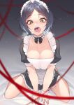  cleavage hayami_kanade jjune maid the_idolm@ster the_idolm@ster_cinderella_girls 