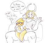  alphys ambiguous_penetration anthro anthro_on_anthro anthro_penetrated anthro_penetrating anthro_penetrating_anthro arm_grab asgore_dreemurr balls beard belly black_eyes blonde_beard blonde_hair blush boss_monster bottomless bovid breasts caprine chubby_anthro chubby_female claws clenched_teeth clothed clothing dialogue english_text eye_roll eyewear facial_hair fangs female female_penetrated front_view fur genitals glasses grin hair hand_on_chin hi_res horn larger_anthro larger_male lizard looking_pleasured makeup male male/female male_penetrating male_penetrating_female mammal mascara moan non-mammal_breasts on_lap open_mouth open_smile penetration profanity reptile scales scalie shirt short_stack short_tail simple_background sitting sitting_on_lap sitting_sex size_difference slightly_chubby small_breasts smaller_anthro smaller_female smile speech_bubble stuttering syrenbytes teeth text thick_tail thick_thighs topwear undertale video_games white_body white_fur wide_hips yellow_body yellow_scales 