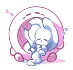0olqplo0 alien ambiguous_gender big_ears biped bipedal_feral blush blush_lines chinchillid digital_drawing_(artwork) digital_media_(artwork) duo elfilin eyes_closed feral fluffy fluffy_tail fur in_mouth kirby kirby_(series) kirby_and_the_forgotten_land male_(lore) mammal mouthless nintendo notched_ear pink_body red_body ring_mouth_kirby rodent semi-anthro simple_background sitting sleeping sound_effects starling_(kirby) tail tongue vowelless vowelless_sound_effect waddling_head white_background zzz