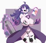 2026 3_fingers 4chan_anon ahoge alternate_species animal_print animal_print_bikini animal_print_thigh_highs archived_source areola areola_slip arms_bent armwear bangs big_breasts bikini biped blush blush_lines bottle breast_squish breasts canister cel_shading chest_spike clothed clothed_female clothed_humanoid clothing container cow_print cow_print_bikini cow_print_thigh_highs digital_drawing_(artwork) digital_media_(artwork) elbow_gloves eyelashes female female_humanoid fingers gardevoir generation_3_pokemon glass glass_container gloves hair hair_over_eye handwear hex_maniac hi_res huge_breasts humanoid legwear levitating_object levitation looking_at_viewer metal_container milk milk_bottle milk_container moomoo_milk navel nintendo nipple_outline noseless not_furry open_mouth pattern_bikini pattern_clothing pattern_legwear pattern_swimwear pattern_thigh_highs pokemon pokemon_(species) portrait pupils purple_areola purple_armwear purple_clothing purple_elbow_gloves purple_eyes purple_gloves purple_hair purple_handwear shaded simple_background solo spikes spikes_(anatomy) squish standing swimwear telekinesis thigh_highs three-quarter_portrait three-quarter_view two-piece_swimsuit unknown_artist white_body white_pupils white_sclera