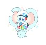 0olqplo0 alien ambiguous_gender big_ears biped bipedal_feral blue_eyes blush blush_lines chinchillid clothed clothing digital_drawing_(artwork) digital_media_(artwork) elfilin feral fluffy fluffy_tail full-length_portrait fur hat headgear headwear kirby_(series) kirby_and_the_forgotten_land looking_at_viewer male_(lore) mammal mouthless nintendo notched_ear portrait rodent semi-anthro simple_background solo sparkles starling_(kirby) tail teal_body teal_fur three-quarter_view white_background