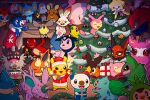  aromatisse bayleef bell bulbasaur candy candy_cane charmeleon chespin chocolate_chip_cookie christmas claws commentary cookie corsola cosmog cutiefly dedenne deerling dhelmise duskull english_commentary feebas fireplace flareon food fraxure gift groudon grumpig haunter highres holly jingle_bell jirachi kricketot lotad magikarp meowth miltank munchlax musharna nickit nidorino no_humans oshawott perrserker pidove pikachu pokemon pokemon_(creature) popplio reshiram sandaconda scorbunny shaymin shaymin_(land) shinx skitty slowpoke spiffychicken spiritomb spritzee stunky sylveon tepig togepi turtwig victini woobat wooden_floor xatu zoroark 