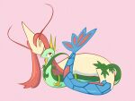 2023 absurd_res ambiguous_feral ambiguous_gender antennae_(anatomy) apode blue_body blue_fin blue_scales blue_tail_fin blush blush_lines bodily_fluids colored curled_tail duo feral fin full-length_portrait generation_3_pokemon generation_5_pokemon green_body green_markings hair hi_res japanese_text leaf legless looking_away markings milotic momensarada multicolored_body multicolored_skin multicolored_tail nintendo number pink_background pokemon pokemon_(species) portrait pupils red_antennae red_body red_eyes red_hair red_scales red_sclera red_tail_fin scales serpentine serperior simple_background slit_pupils snout sweat sweatdrop tail tail_fin tan_body text two_tone_body two_tone_skin white_pupils white_sclera yellow_ears yellow_markings
