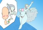  anon_(snoot_game) anthro bald big_breasts big_eyes bikini blonde_hair blue_body blush braided_hair breasts canon_couple cavemanon_studios clothing color_edit colored cutaway daughter_(lore) day eyebrows eyes_closed fang_(gvh) feathered_wings feathers featureless_face female fingers gesture goodbye_volcano_high grey_body grey_feathers grey_hair group hair hi_res human human_on_anthro humanoid_hands interspecies ko_op_(game_developer) long_hair looking_at_another male male/female mammal mature_anthro mature_female mother_(lore) mother_and_child_(lore) mother_and_daughter_(lore) navel non-mammal_breasts non-mammal_navel open_mouth open_smile outside parent_(lore) parent_and_child_(lore) parent_and_daughter_(lore) partially_submerged pink_bikini pink_clothing pink_swimwear pose prehistoric_species pterosaur pubes raised_arm raised_eyebrow reptile samantha_(snoot_game) scalie short_tail smile snoot_game standing sunscreen suspicious swimwear tail thick_thighs third-party_edit trio two-piece_swimsuit water waving waving_at_viewer wings yonstar_studios 