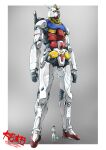  1boy amuro_ray commentary_request comparison earth_federation green_eyes gundam haro helmet highres holding holding_unworn_helmet mecha mecha_pilot_suit mobile_suit mobile_suit_gundam non-humanoid_robot original pet redesign robot rx-78-2_gundam science_fiction signature size_difference taiga_hiroyuki unworn_headwear unworn_helmet v-fin 