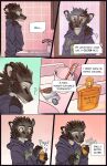 2026 anthro bathroom bathroom_sink brown_eyes brush cervine clothed clothed_anthro clothing comic container cup deer digital_media_(artwork) english_text falco_works fur grey_body grey_fur head_tuft hi_res hoodie inner_monologue looking_at_mirror looking_at_object looking_at_reflection male mammal mirror onomatopoeia oversized_clothing oversized_hoodie oversized_topwear pen_(falco_works) pointy_ears prick_ears reflection sniffing snout solo sound_effects text text_box thinking toothbrush topwear tuft tufted_deer tusks yellow_sclera