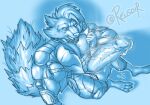 3_toes 5_fingers abs anthro artist_name belt biceps big_bulge big_muscles big_penis big_tail biped bodily_fluids bulge claws clothed clothed_anthro clothed_male clothing digital_drawing_(artwork) digital_media_(artwork) fangs feet finger_claws fingers fluffy fluffy_tail foreskin fur genital_fluids genitals glans guardians_of_the_galaxy high-angle_view huge_bulge huge_muscles huge_penis humanoid_genitalia humanoid_hands humanoid_penis jumpsuit looking_down looking_down_at_self male male_anthro mammal marvel marvel_rivals mohawk monochrome muscular muscular_anthro muscular_male narrowed_eyes nipple_outline one_eye_closed open_belt open_jumpsuit open_mouth pecs penis precum precum_on_ground precum_on_self precum_string procyonid raccoon retracted_foreskin rocket_raccoon shaded shaft_divide sitting solo tail teeth text tight_clothing tight_jumpsuit toe_claws toes ws