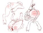  absurd_res anal anal_hook anal_penetration anthro bdsm big_butt bondage bound bovid butt butt_slap caning caprine female hi_res jesterjuicee male mammal overweight penetration restraints rope rope_bondage rope_harness sheep slap solo spanking thick_thighs 