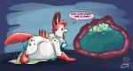  accessory belly_humping blue_eyes bodily_fluids cum death digestion dreadlocks eeveelution equid equine fan_character feral feral_pred feral_prey generation_5_pokemon generation_6_pokemon genital_fluids genitals gore grey_body gyrotech hair_accessory hair_tie hi_res hooves hybrid_pokemon internal knot male male_pred male_prey mammal mane nintendo organs penis pink_body pokemon pokemon_(species) ribbons_(anatomy) ruzestrika same_size_vore silent_e stomach stomach_acid stripes sylveon volcarona vore white_body zebstrika 