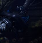  absurd_res apode coiled_up coiling coiling_around_body digit_ring draconcopode dragon dyrmun dyrmun_(character) feet forest forest_background hi_res jewelry legless mythological_creature mythological_scalie mythology naga night paws plant reptile ring scalie serpentine snake toe_ring toes tree vore willing_prey 