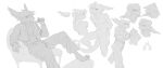  absurd_res anthro asian_conical_hat belt belt_buckle buckle chair clothing coat collared_shirt cowboy cowboy_hat dress_shirt femboy flesh food foot_rest fries furniture hat headgear headwear hi_res horn jacket male model_sheet nardoragon open_mouth scribbles_(untalentedscribbles) shirt sketch slacks solo sweater topwear turtleneck untalentedscribbles ushanka 