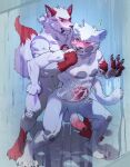  abdominal_bulge absurd_res against_surface anal anal_penetration anthro arm_tuft blue_inner_ear blush blush_lines bodily_fluids canid canine canis chest_markings claws cum cum_in_ass cum_inside dipstick_tail domestic_cat duo ear_markings elbow_tuft emanata facial_markings felid feline felis finger_claws from_behind_position genital_fluids genitals gloves_(marking) hand_holding head_markings hi_res ike17536537 knee_markings leg_markings looking_at_another looking_at_partner looking_back male male/male mammal markings narrowed_eyebrows narrowed_eyes neck_tuft notched_ear nude object_in_mouth on_glass open_mouth orange_eyes penetration penile penile_penetration penis penis_in_ass penis_size_difference red_ears red_eyes red_markings sex socks_(marking) standing standing_doggystyle standing_sex tail tail_markings tiptoes toe_claws tuft vein veiny_penis white_body wolf x-ray_view 