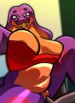  anthro belly big_breasts bra breasts chubby_anthro chubby_female clothing cobra ctrl-atl-replace7888 digital_media_(artwork) duo exposed_breasts female female_penetrated genitals hi_res keeshee looking_at_viewer male male/female male_penetrating male_penetrating_female nipples non-mammal_breasts open_mouth penetration penile penile_penetration penis penis_in_pussy purple_body purple_scales pussy reptile scales scalie sex simple_background slightly_chubby snake underwear vaginal vaginal_penetration video_games wardrobe_malfunction 