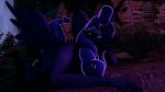  anthro ass_up bra butt clothing female friendship_is_magic hasbro hi_res legwear my_little_pony princess_luna_(mlp) solo stare stockings thatlunanerd underwear 