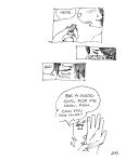  2024 ambiguous_gender anthro ash_(gaydottiff) black_and_white blush bodily_fluids clothing dialogue drug_usage drugs duo english_text eyebrows gaydottiff gloves good_girl hair handwear hi_res juliet_(gaydottiff) mammal monochrome mouse murid murine narrowed_eyes open_mouth page_number poppers rodent round_nose simple_background sound_effects speech_bubble substance_intoxication sweat sweatdrop teeth_showing text trans_(lore) trans_woman_(lore) vocalization white_background 