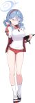  1girl ^_^ ako_(blue_archive) ako_(track)_(blue_archive) blue_archive blue_hair blue_halo blush breasts broken broken_chain buruma chain clipboard closed_eyes closed_mouth cross-laced_shoes cuffs doremi_(doremi4704) double-parted_bangs facing_viewer full_body game_asset gym_uniform hair_behind_ear hair_between_eyes hairband halo hand_up hands_up happy heel_up highres holding holding_clipboard jacket large_breasts large_variant_set legs light_blush long_hair long_sleeves official_art open_clothes open_jacket playing_with_own_hair raglan_sleeves red_buruma red_hairband red_jacket shackles shirt shirt_tucked_in shoes sidelocks simple_background smile sneakers socks solo split_mouth standing tachi-e thighs third-party_source track_jacket transparent_background variant_set whistle whistle_around_neck white_shirt white_sleeves white_socks 