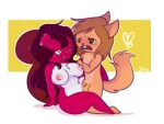  &lt;3 anthro big_breasts blush bodily_fluids breasts brown_hair chibi cum cum_in_pussy cum_inside digital_media_(artwork) domestic_cat duo ejaculation felid feline felis female female_penetrated from_front_position fur genital_fluids genitals hair hi_res htfstyle j.fbelen lying male male/female male_penetrating male_penetrating_female mammal missionary_position nipples nude on_back penetration penile penile_penetration penis penis_in_pussy piercing pinup pose pussy red_body red_fur rodent sciurid sex table_lotus_position tree_squirrel vaginal vaginal_penetration yellow_eyes 