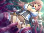  1girl armor blue_eyes blush bodysuit boots breasts broken_armor censored cleavage divine_heart_makina divine_heart_makina_(character) dutch_angle game_asset gloves grabbed_by_tentacles hair_ornament komo_da kurusu_makina_(divine_heart_makina) large_breasts long_hair magical_girl mosaic_censoring non-web_source official_art open_mouth outdoors panties panties_over_pantyhose pantyhose pink_hair pussy rape restrained self-datamine solo spread_legs sweat tentacle_sex tentacles thigh_boots thighhighs torn_bodysuit torn_clothes torn_pantyhose underwear vaginal variant_set visual_novel_cg 