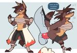  2021 abdominal_bulge abs anthro anthro_on_anthro anthro_penetrated anthro_penetrating anthro_penetrating_anthro brown_body brown_fur canid canine chest_wraps clothed clothed_sex clothing dialogue duo english_text erection female female_penetrated foot_wraps fur genitals hi_res jewelry looking_pleasured male male/female male_penetrating male_penetrating_female mammal midriff moan muscular muscular_anthro muscular_female necklace open_mouth penetration penis sex speech_bubble text vein veiny_penis wraps zhanbow 