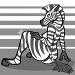  2021 anthro anus bedroom_eyes black_hooves black_nose black_stripes breasts butt equid equine eyelashes female fingers genitals hair half-closed_eyes hand_on_leg hand_on_thigh hooves inviting lips looking_at_viewer mammal monochrome narrowed_eyes nipples nude pose presenting presenting_anus presenting_pussy pussy rear_view seductive shadow simple_background simple_coloring sitting solo solo_focus striped_body striped_tail stripes sweet.lemons thick_thighs wide_hips zebra 