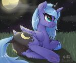  animal_genitalia animal_pussy anus blue_body blue_hair butt dosh equid equine equine_pussy female feral friendship_is_magic genitals hair hasbro hi_res horn mammal moon my_little_pony night outside princess_luna_(mlp) pussy solo winged_unicorn wings 