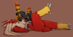  anthro bell_(overgrown_lizards) blaziken bodily_fluids breasts canid canine claws cum eeveelution female genital_fluids hi_res male male/female mammal nintendo pok&eacute;mon pok&eacute;mon_(species) tongue umbreon video_games zady 