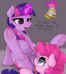  absurd_res anal anus dialogue dosh duo equid equine female female/female feral friendship_is_magic hi_res horn magic mammal my_little_pony oral pinkie_pie_(mlp) rimming sex teats twilight_sparkle_(mlp) unicorn 