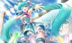  garter hatsune_miku nametakenoko uniform vocaloid 