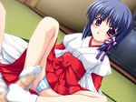  feet foot footjob japanese_clothes miko penis tabi 