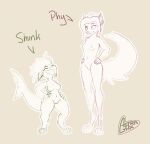  absurd_res anthro astralynx breasts canid canine fan_character fish fox furry hi_res mammal marine phy phyros shark short_stack shunk silverumbra sketch 