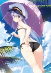  ass island_(game) ohara_rinne see_through swimsuits thighhighs 