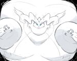  5:4 ambiguous_gender belly belly_expansion claws expansion feral hi_res immobile inflation legendary_pok&eacute;mon morbidly_obese morbidly_obese_ambiguous morbidly_obese_feral nintendo obese obese_ambiguous obese_feral overweight overweight_ambiguous overweight_feral pok&eacute;mon pok&eacute;mon_(species) reshiram solo video_games weight_gain white_belly white_body zephy_03 