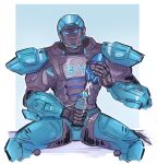  2018 5_fingers after_masturbation after_orgasm american_football armor ball blue_body blue_glans bodily_fluids cleatus_the_fox_sports_robot colored_sketch cum cum_in_sex_toy cum_inside cum_on_hand cum_on_penis cum_on_sex_toy cum_string digital_drawing_(artwork) digital_media_(artwork) featureless_crotch fingers football_(ball) football_player fox_sports front_view genital_fluids genitals glans grey_body grey_face headgear helmet holding_object holding_penis humanoid improvised_sex_toy knife logo looking_at_genitalia looking_at_penis looking_down machine male masturbation mouthless multicolored_body narrowed_eyes number penile penile_masturbation penis raised_hand relaxing robot robot_arm robot_arms robot_humanoid robot_leg robot_legs robot_penis robotic robotic_arm robotic_body robotic_leg robotic_legs robotic_penis screen screen_face simple_background sitting solo sport spread_legs spreading stripes vhkansfweer white_stripes 