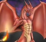  anthro charizard dragon h56_(hikkoro) male nintendo pok&eacute;mon pok&eacute;mon_(species) solo video_games 