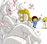  &lt;3 alphys ambiguous_gender ambiguous_penetration anthro anthro_on_anthro anthro_penetrated anthro_penetrating anthro_penetrating_anthro areola asgore_dreemurr beard blonde_hair blonde_mane blush bovid breasts caprine clothing duo_focus enigi09 eyes_closed eyewear facial_hair female female_penetrated from_front_position fur glasses goat group hair hi_res human male male/female male_penetrating male_penetrating_female mammal mane mastery_position nude open_mouth penetration protagonist_(undertale) reptile scalie sex teeth toriel undertale video_games white_body white_fur 