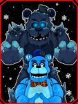  anthro duo five_nights_at_freddy&#039;s freddy_frostbear ice male signature video_games 