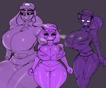  absurd_res anonymous_artist big_breasts breasts female female/female group hi_res human human_only mammal not_furry unknown_artist 