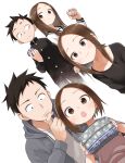  karakai_jouzu_no_(moto)_takagi-san karakai_jouzu_no_takagi-san nishikata nishikata_chii seifuku sweater takagi-san yamamoto_souichirou 