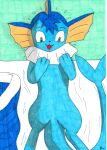  absurd_res canid canine eeveelution feral green_eyes growing hi_res human_to_feral invalid_tag joyful lying male male/male mammal nintendo nude on_back paws pok&eacute;mon pok&eacute;mon_(species) pokefur2021 solo species_transformation transformation vaporeon video_games 