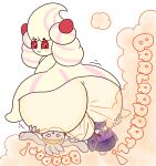  alcremie anthro balls big_balls big_butt blush butt disgust domestic_cat drawful-s excited face_in_ass fart fart_cloud fart_fetish farting_on_face felid feline felis food fruit fur genitals grey_body grey_fur group hair hand_on_balls hand_on_butt hi_res huge_balls huge_butt hybrid macro male male/male mammal mephitid nick_(poisonprimarina) nintendo onomatopoeia pinned plant pok&eacute;mon pok&eacute;mon_(species) purple_body purple_fur purple_hair raboot red_eyes size_difference skunk smothering sound_effects strawberry tea_bagging text two_subs_one_dom video_games 